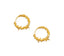 SPARK HOOP EARRINGS (GOLD)