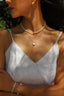 COVERED PEARL NECKLACE (GOLD)