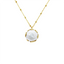 COVERED PEARL NECKLACE (GOLD)