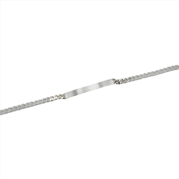 CURVED BAR CHAIN BRACELET