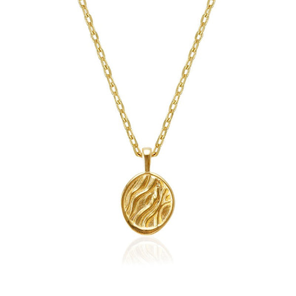 WAVE COIN NECKLACE