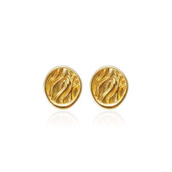 WAVE COIN EARRINGS