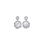 PEARL & MOONSTONE EARRINGS (SILVER)