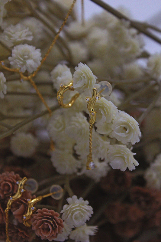 BRANCH DROP EARRINGS