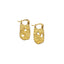 EROSION HOOP EARRINGS (GOLD)