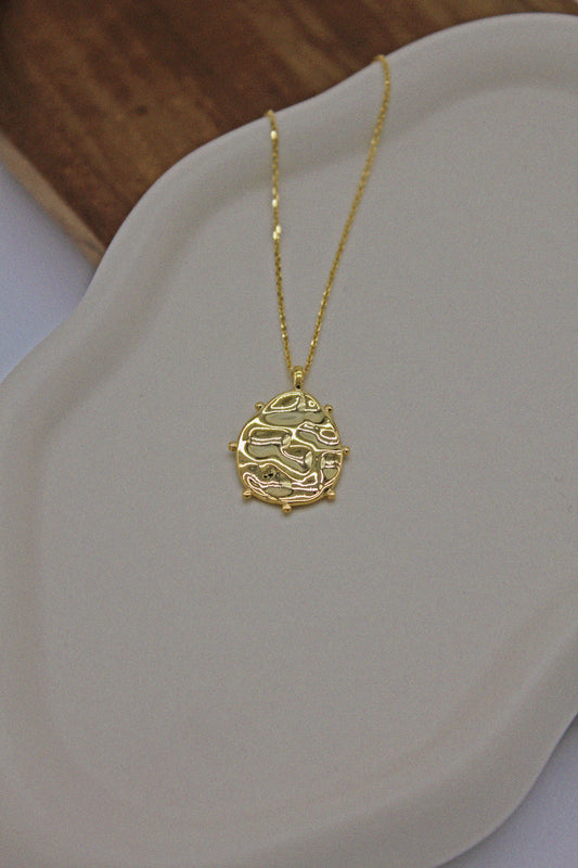 RIPPLE COIN NECKLACE