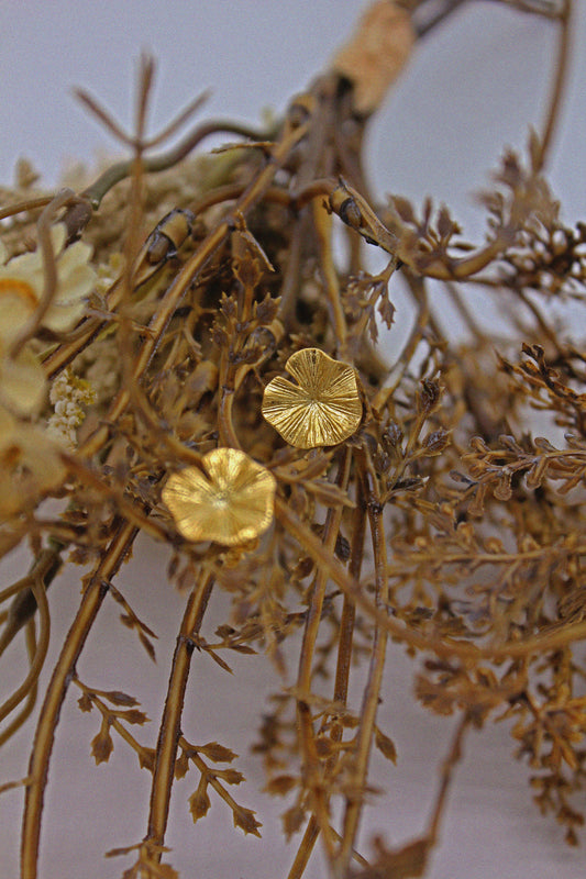 DRIED LEAF EARRINGS