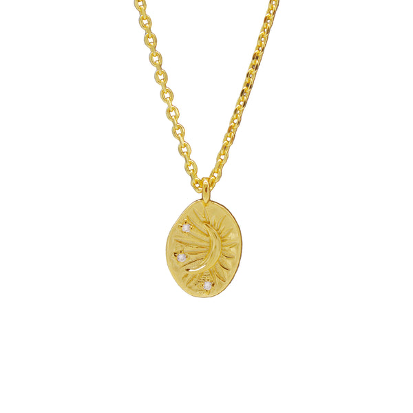 MOONLIT STAR NECKLACE (GOLD)