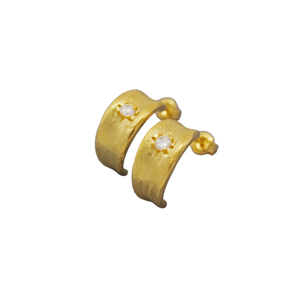 NOVA GLOW HOOP EARRINGS (GOLD)