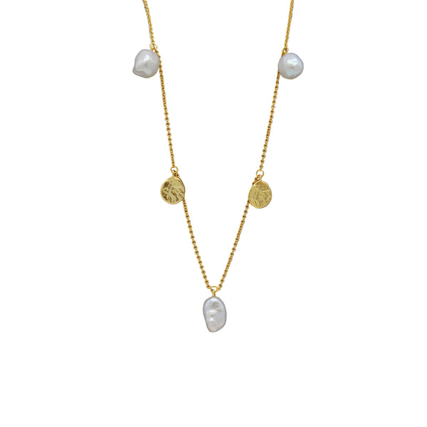 MOONLIT TIDE NECKLACE (GOLD)