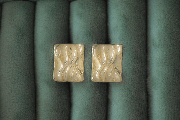 OCEAN WAVE EARRINGS (GOLD)