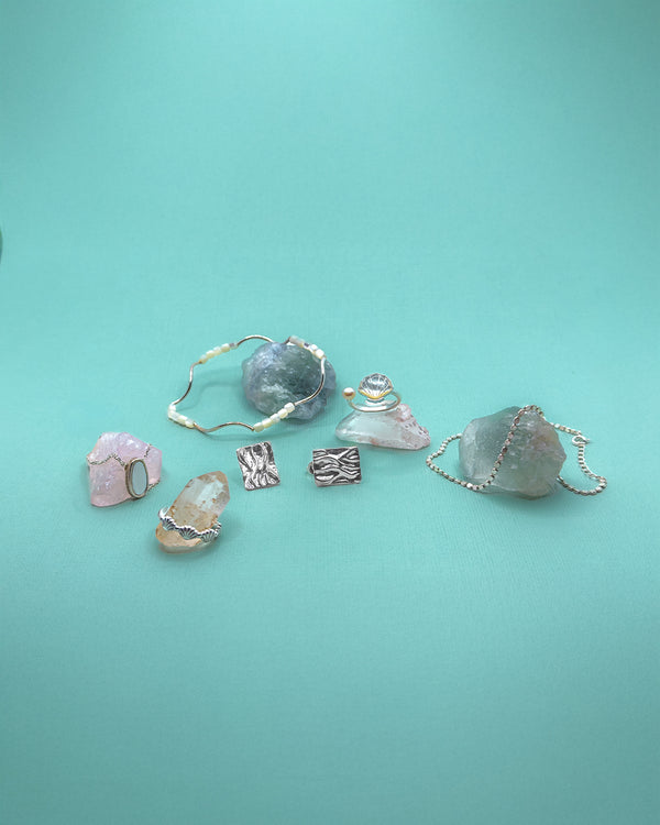 FLAT BEADED LAYERED ANKLET