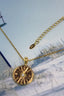 COMPASS COIN NECKLACE