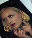 SPARK HOOP EARRINGS (GOLD)