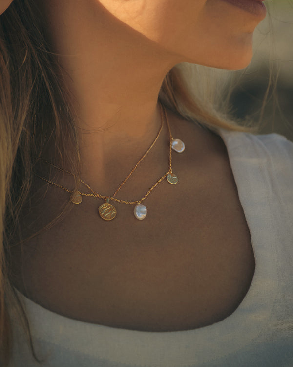 WAVE COIN NECKLACE
