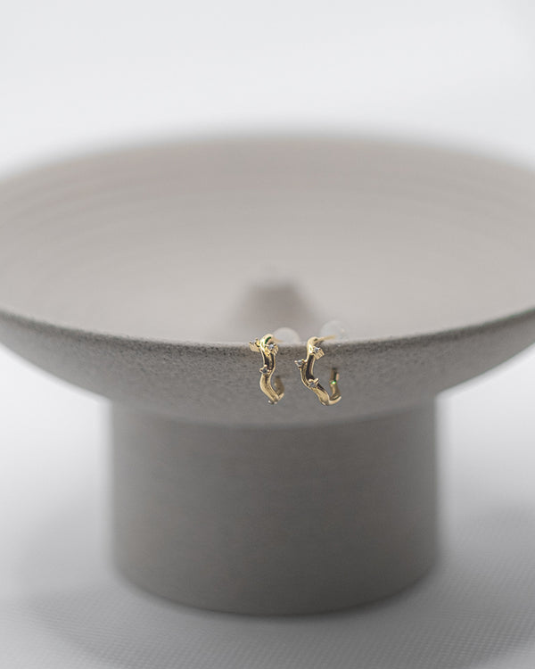 BRANCH HOOP EARRINGS