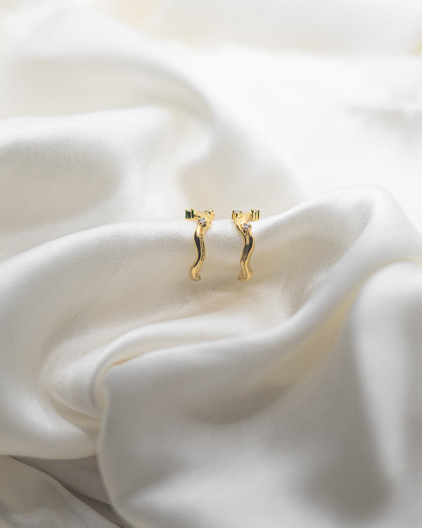 BRANCH HOOP EARRINGS