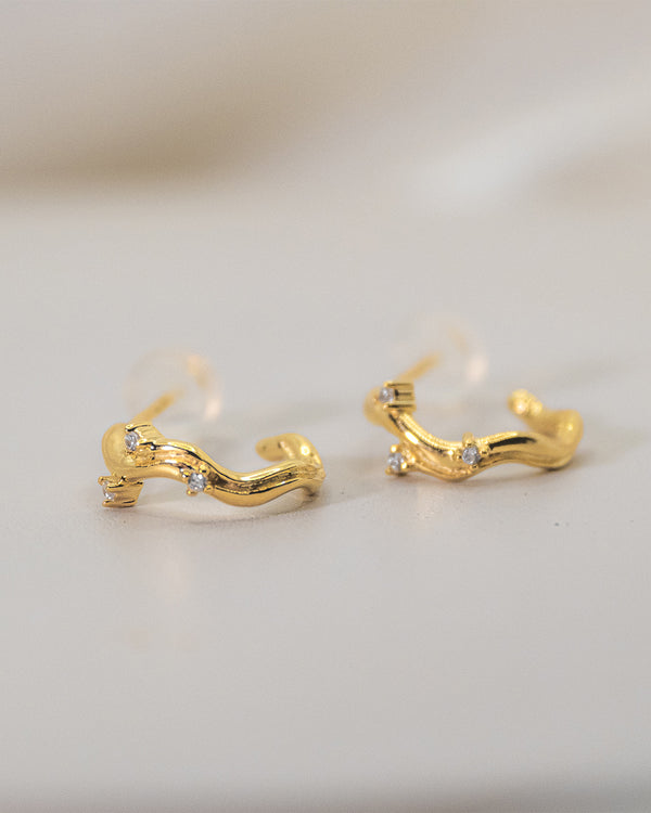 BRANCH HOOP EARRINGS