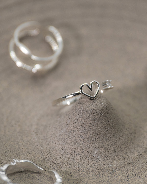 HEART & STAR RING