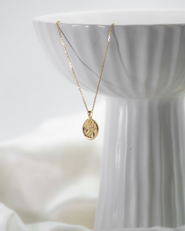 WAVE COIN NECKLACE